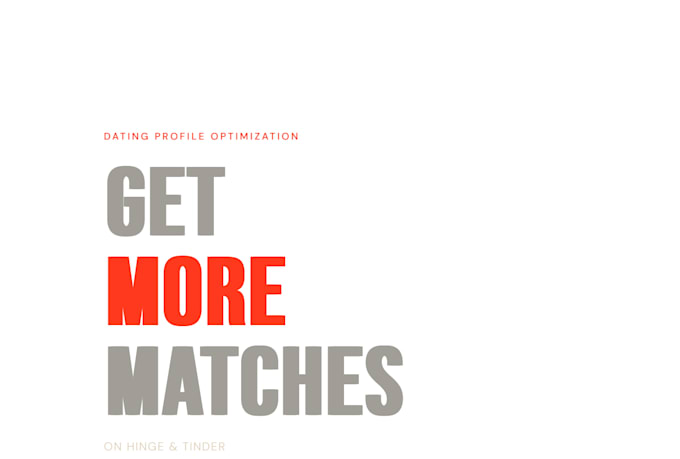 fix your hinge or tinder profile to get more matches